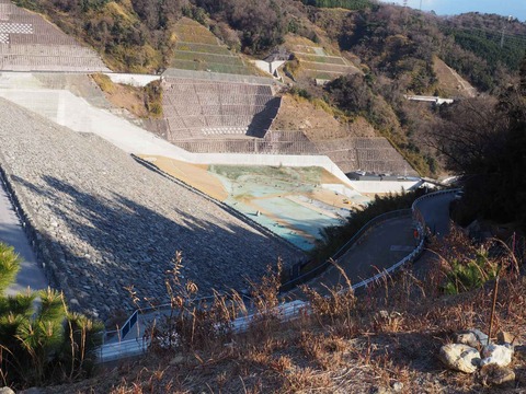 20240107安威川ダム (6)