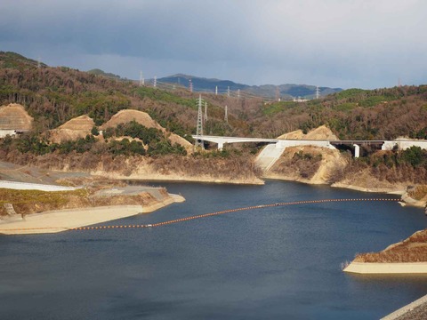 20240107安威川ダム (8)