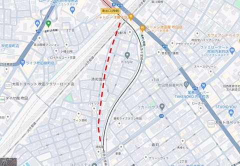 吹田駅付近1