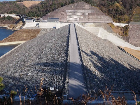 20240107安威川ダム (2)