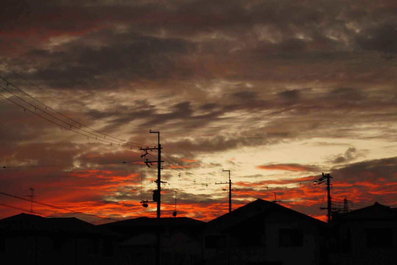 昨日の夕焼けもきれいだった 19年12月7日 高槻network新聞 昨日の夕焼けもきれいだった 19年12月7日 高槻network新聞