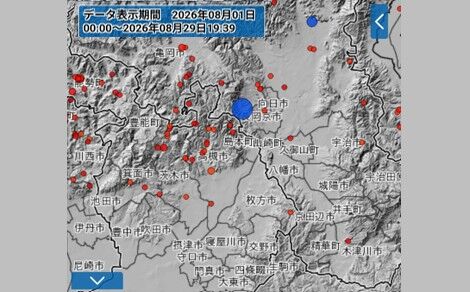 微小地震8月