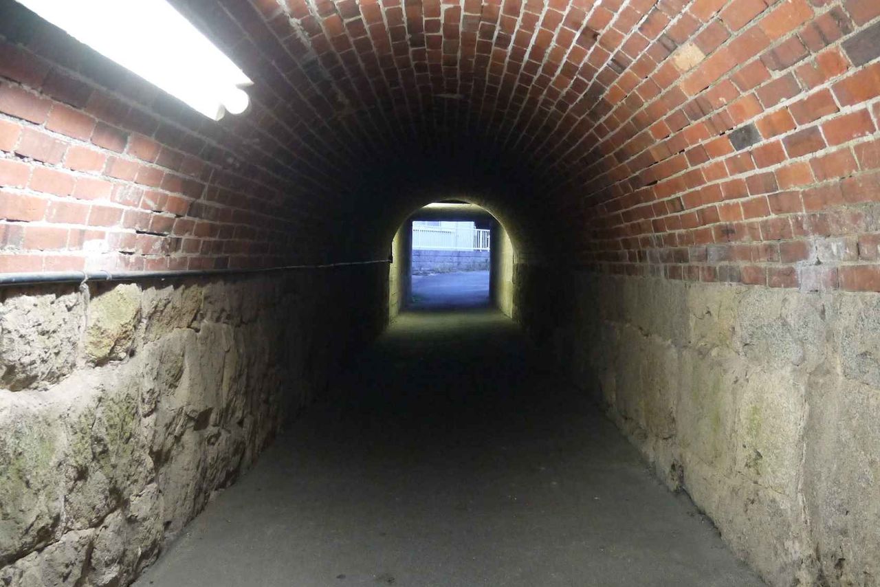 川西町の芥川すぐ横のレンガトンネルの付近の工事が終わったみたい 19年 高槻network新聞