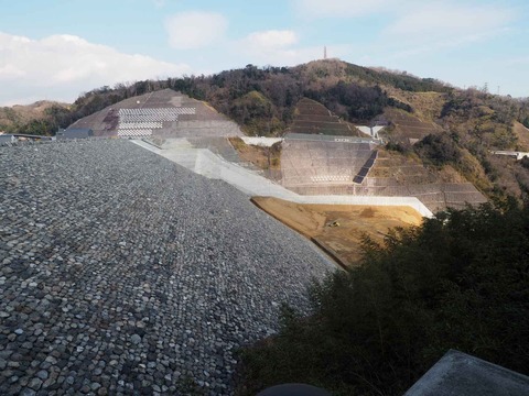 20230223安威川ダム (1)