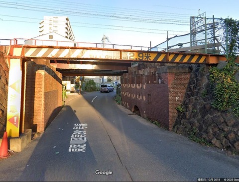 下新庄駅近く