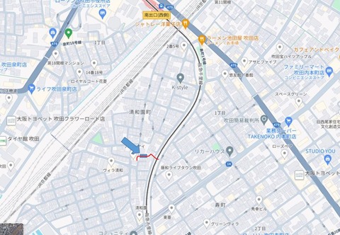 吹田駅付近2