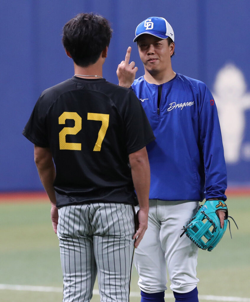 中日柳、伊藤将司にガンを飛ばしていた？