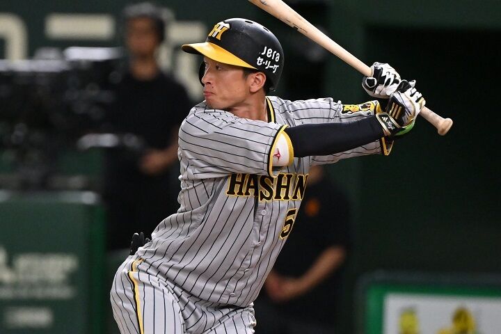 「近本の復帰がデカい」広島に2勝1分けで首位奪取の阪神、球界OBが”不動の１番”を高評価