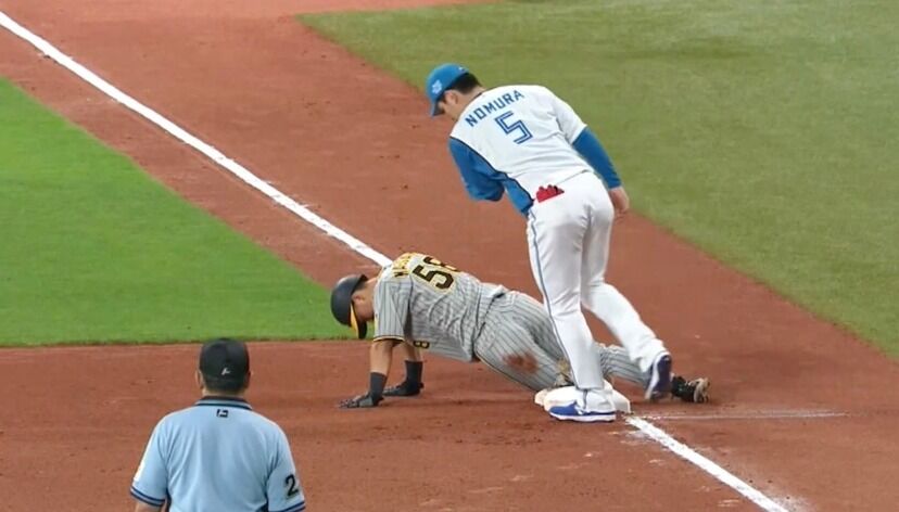 日ハム戦振り返り、江越の“爆肩レーザー”を甘く見すぎた？ 三塁憤死の阪神・前川の走塁に問題がある？