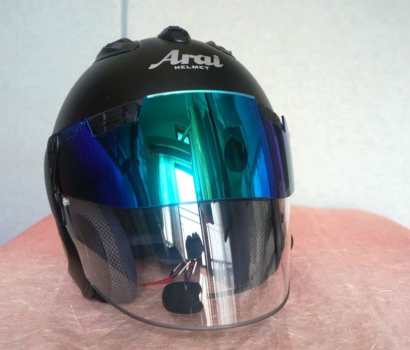 Arai VZ-RAMモダングレー ジェットヘルメット プロシェードシステム