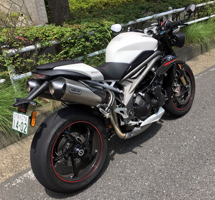 迫力のスピードトリプル試乗 : 50歳元2stライダー大型二輪免許取得日記