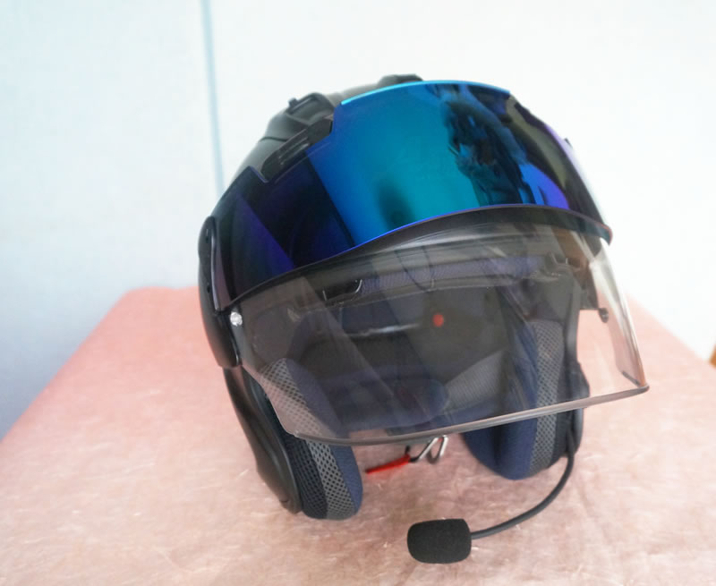 Arai プロシェード ロングサンバイザーミラーに交換 VZ-Ram に取り付け