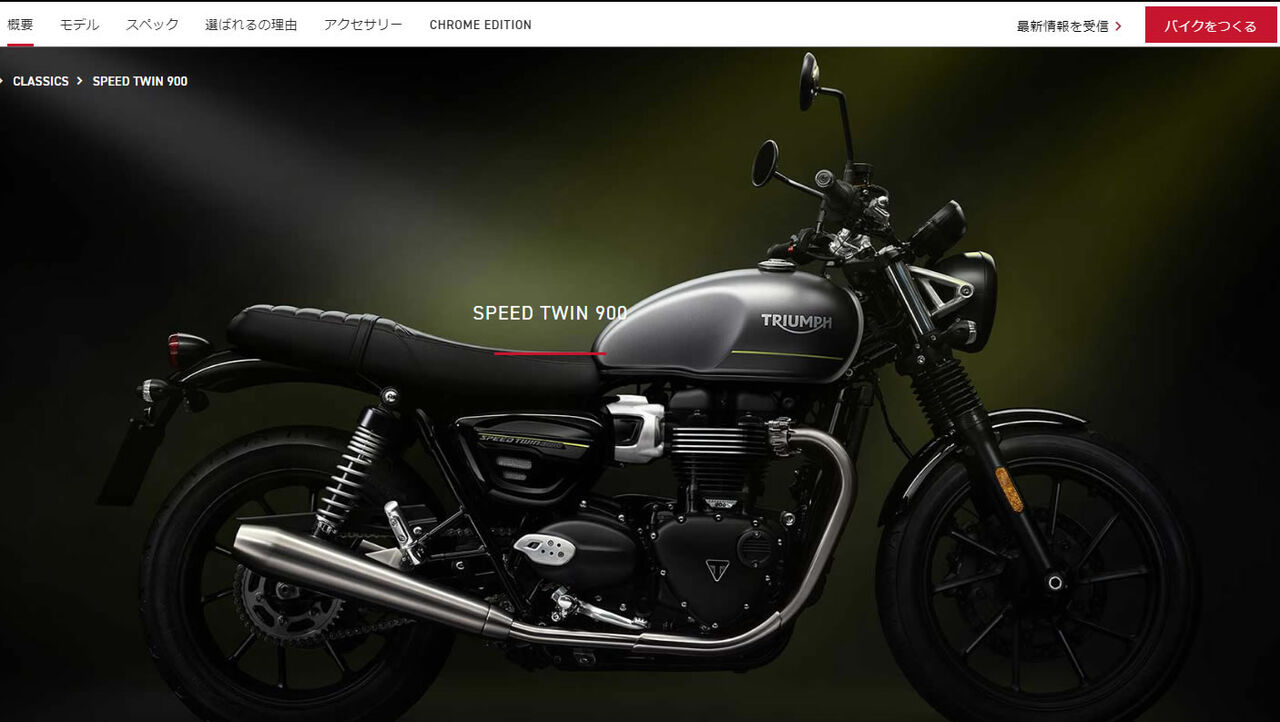 ITO ツインビ-トR これはオススメTRIUMPHのストリートツイン（スピードツイン900