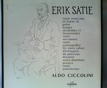 【売約済】チッコリーニ／サティ:ピアノ作品集 Aldo Ciccolini / アルド・チッコリーニ「Satie: Piano Works, Songs