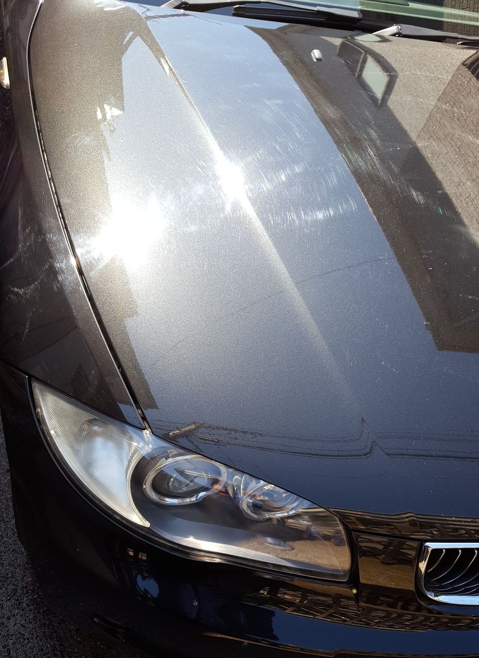Bmw E87 130i 1シリーズ 黒いボディの傷消しを実施 3m コンバウンドを使って素人が黒い車をピカピカに出来るかやってみた E87papaのblog
