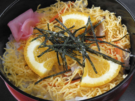 萩「夏みかん寿司」 : 「全国イイ味ハマル味」