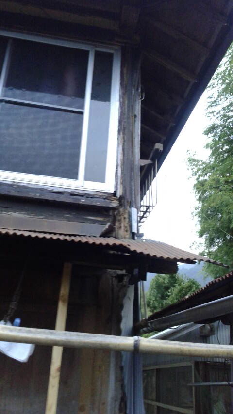 家の修理１ 仮設の柱で家をジャッキアップする Tonoのblog