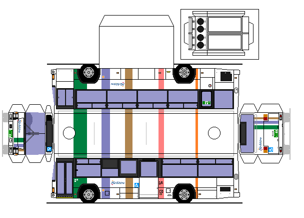 ペーパークラフト 西鉄バス 銀トンボのblog ペーパークラフト 西鉄バス 銀トンボのblog