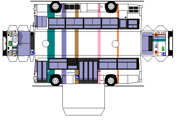 ペーパークラフト 西鉄バス 銀トンボのblog ペーパークラフト 西鉄バス 銀トンボのblog