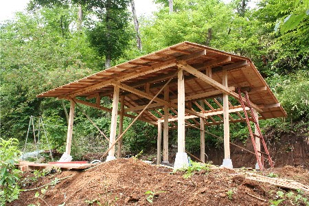 小屋屋根あがり4934