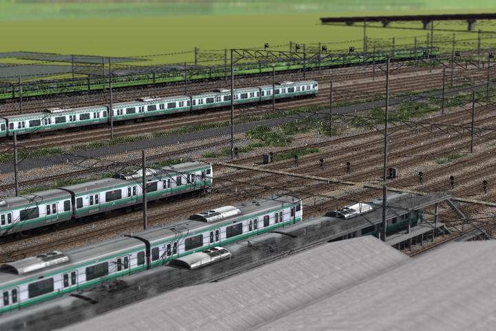 レイアウト Jr電車区 テスト版 East Cloud