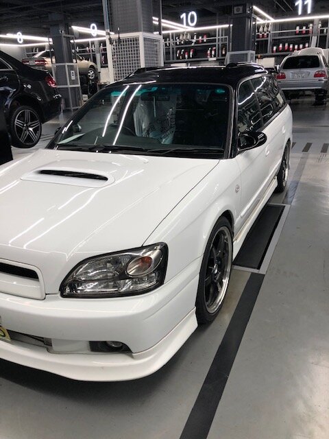 レガシィbh5にオーリンズ East Cloud スバル 日記