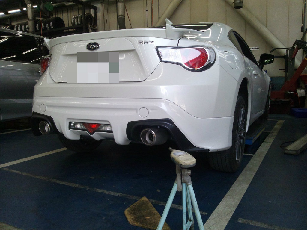 Brz マフラー交換しました East Cloud スバル 日記