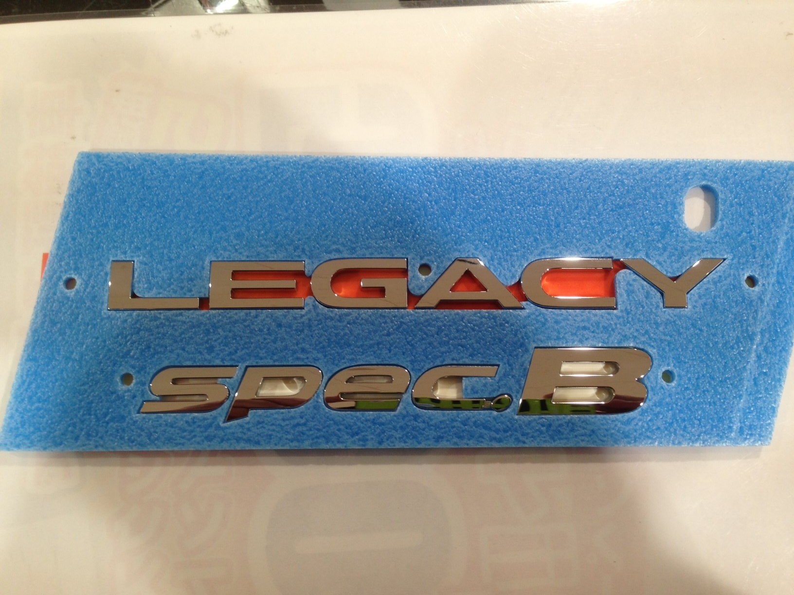 Legacy Spec B エンブレム East Cloud スバル 日記