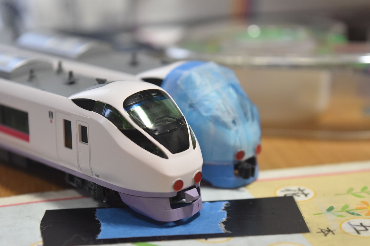 E657系甲種輸送化加工 ブルーシートまできっちり再現に挑戦 鉄道日誌 E657系甲種輸送化加工 ブルーシートまできっちり再現に挑戦 鉄道日誌