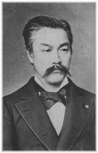 真作】【伝来_弐】dr1152〈松方正義〉書「富無経業～」絖本 薩摩