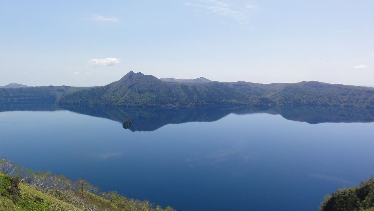 透明度日本一 摩周湖 北海道の東方から 透明度日本一 摩周湖 北海道の東方から
