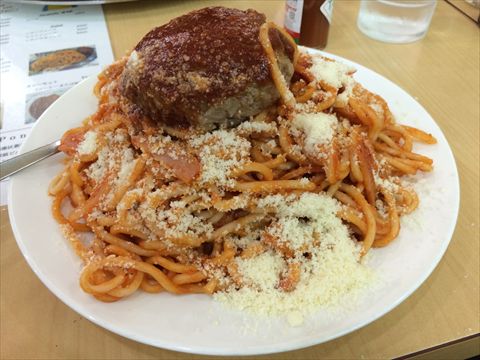 粉チーズたっぷり