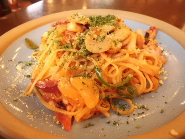にんじんのナポリタン