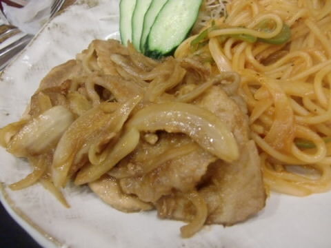 三鷹プリモのしょうが焼き