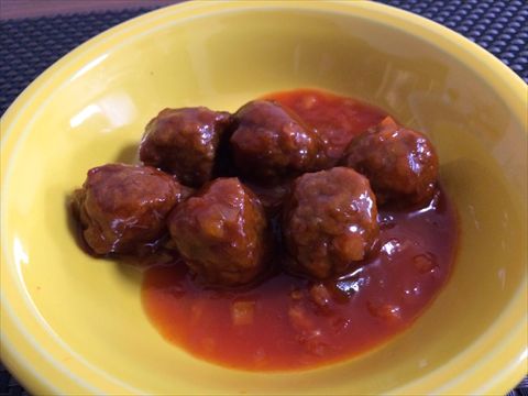 ミートボールナポリタンソースを作る2