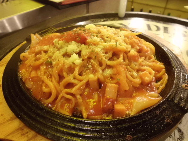 ヒノマル食道のナポリタン焼きそば