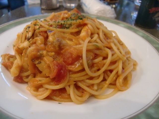 喫茶店ノーベルのナポリタン