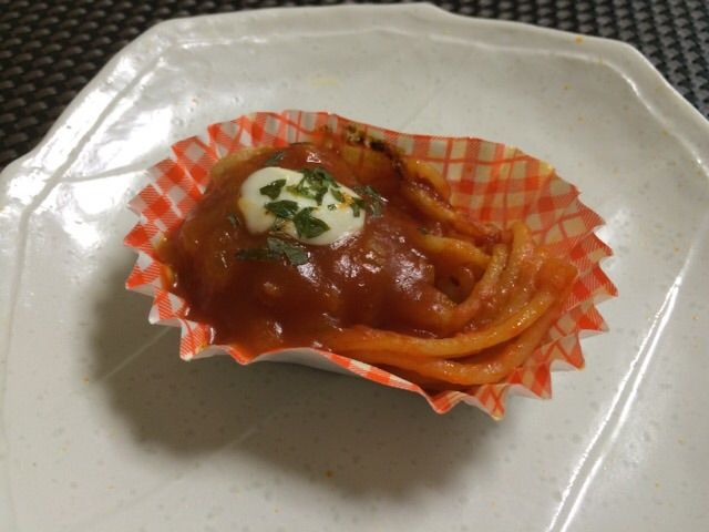 完成品のナポリタン