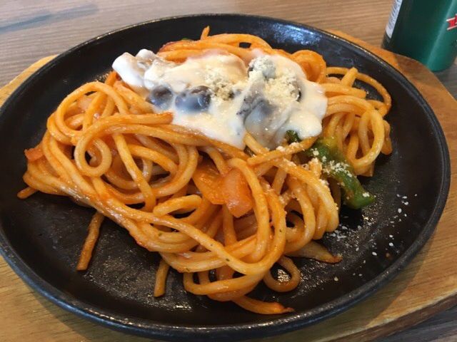 白ナポリタン完成