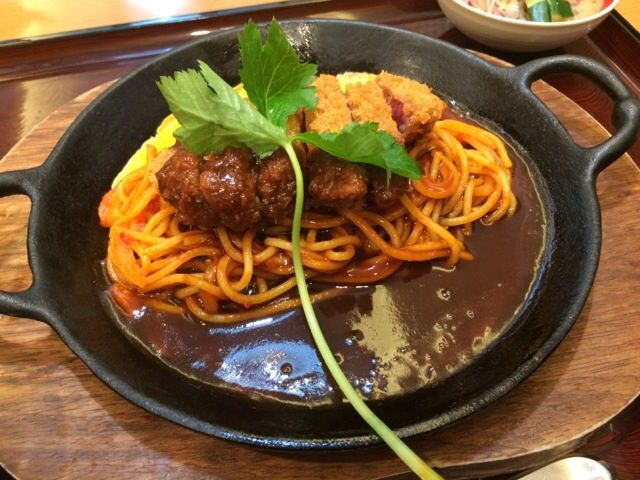 ナポリタンに近づいてもう一枚