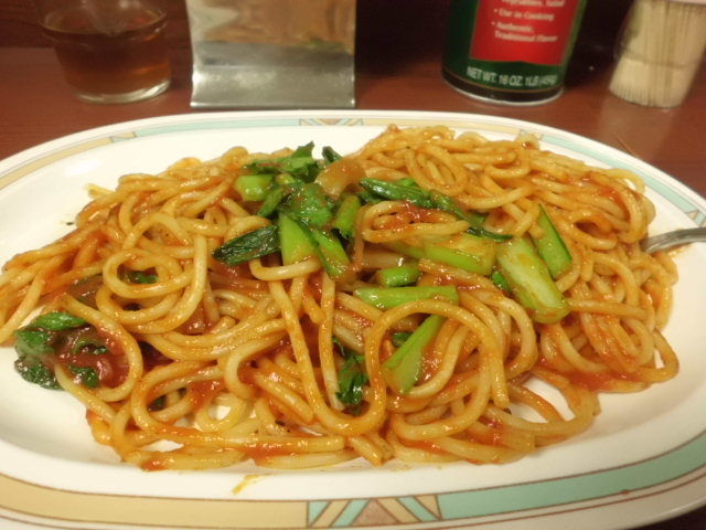 ジャポネのナポリタンを少なめで