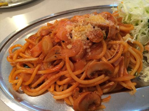 センターグリルのナポリタン
