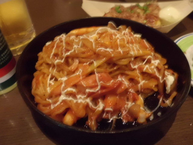 うどんすき中西のナポリタン焼きそば