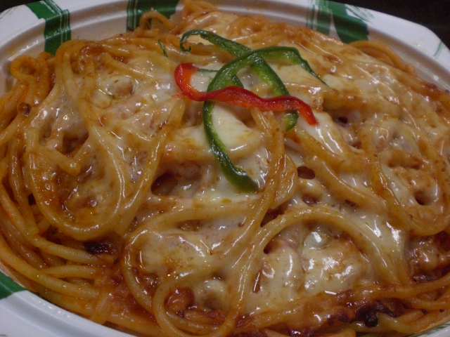 両毛食品の焼きチーズナポリタン