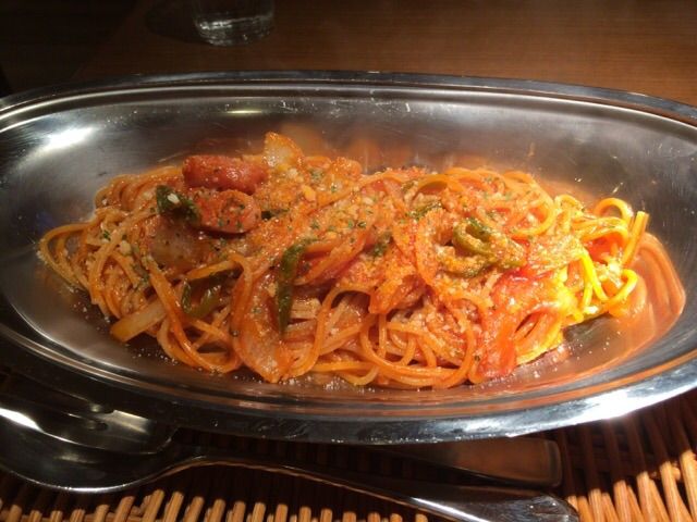 神宮苑のナポリタンを近くから