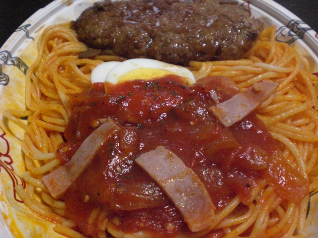 今日のナポリタン セブンイレブンのハンバーグナポリタン コンビニ ナポリタン ナポリタン 喫茶店 洋食屋からコンビニまで