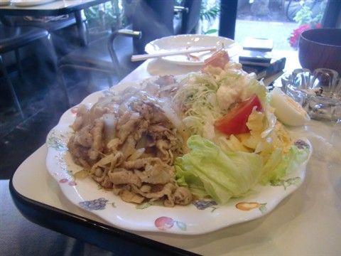 ヤグマの生姜焼き