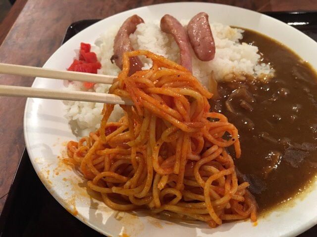 ナポリタンだけでもかなりボリューミー!