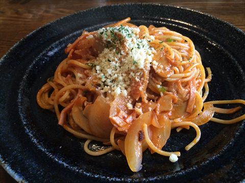 マーサーズキッチンのナポリタン