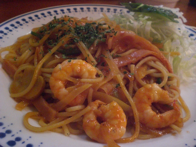 今日のナポリタン 花の木 梅島 ナポリタン ナポリタン 喫茶店 洋食屋からコンビニまで